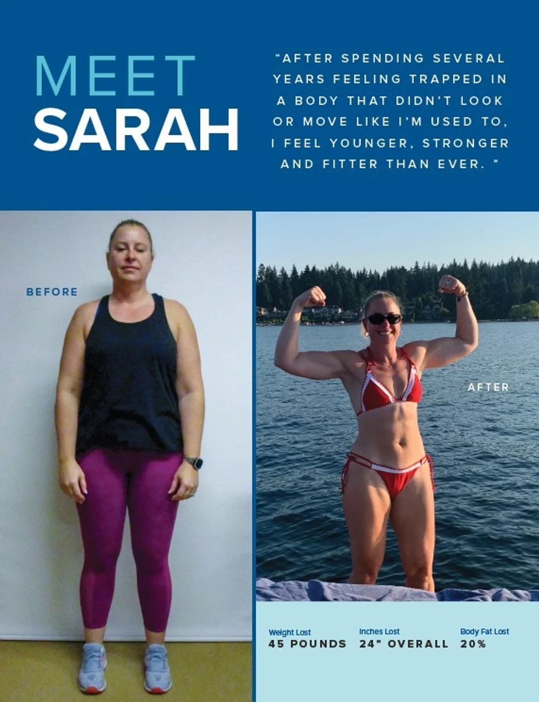 Sarah's transformation at 20/20 LifeStyles